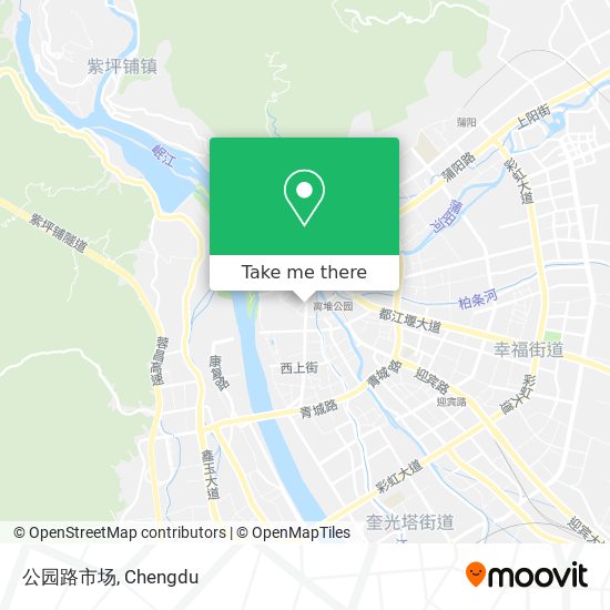 公园路市场 map