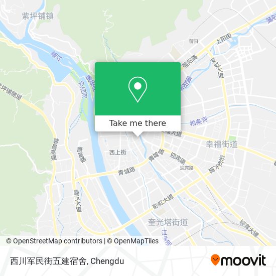 西川军民街五建宿舍 map