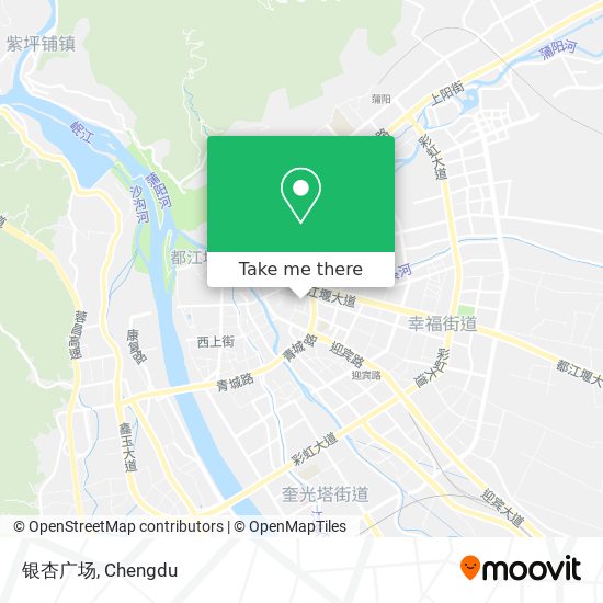 银杏广场 map