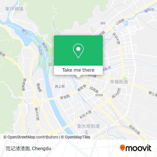 范记渣渣面 map