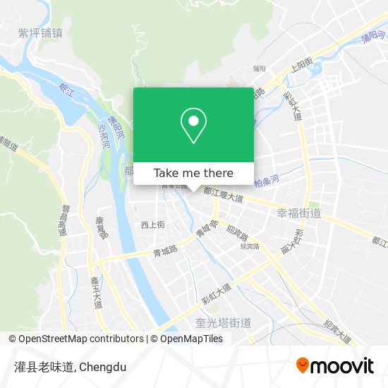灌县老味道 map