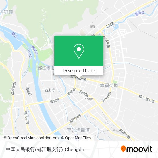 中国人民银行(都江堰支行) map