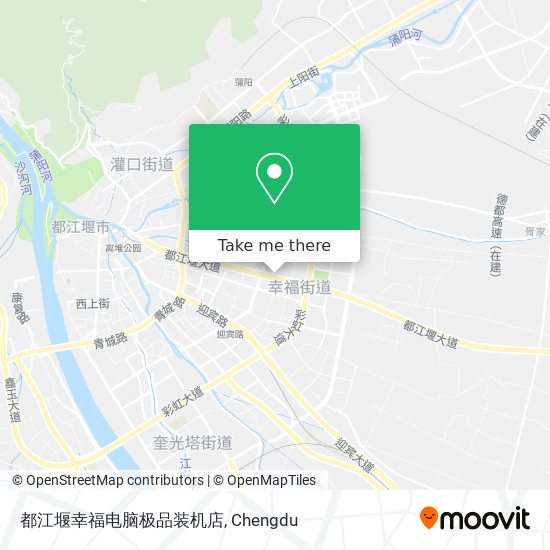 都江堰幸福电脑极品装机店 map