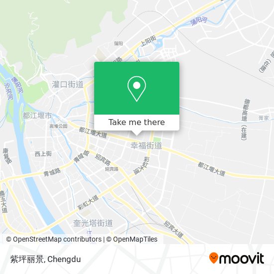 紫坪丽景 map