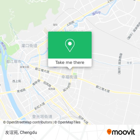 友谊苑 map