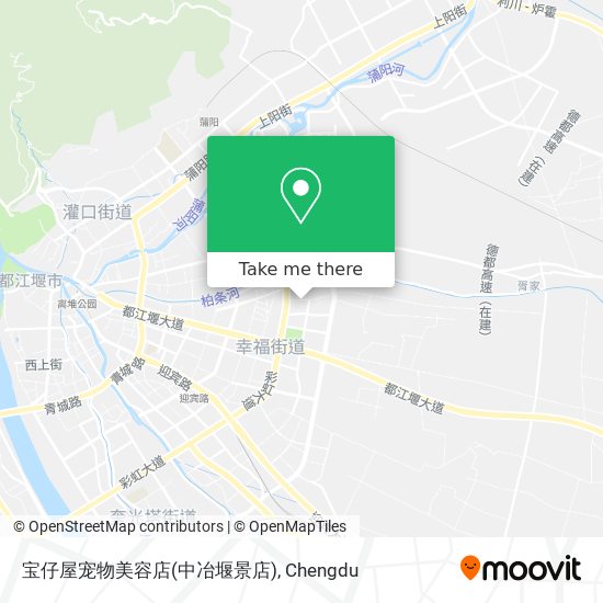 宝仔屋宠物美容店(中冶堰景店) map
