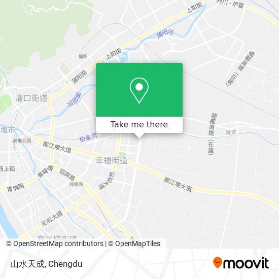 山水天成 map
