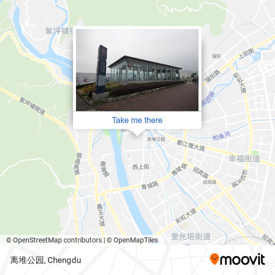 离堆公园 map