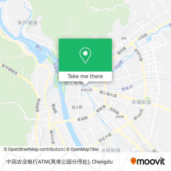 中国农业银行ATM(离堆公园分理处) map