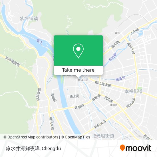 凉水井河鲜夜啤 map