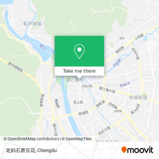 老妈石磨豆花 map