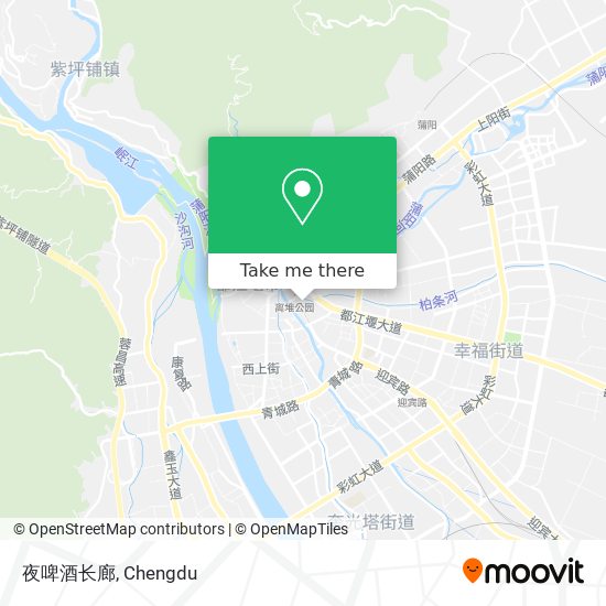 夜啤酒长廊 map