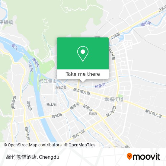 馨竹熊猫酒店 map