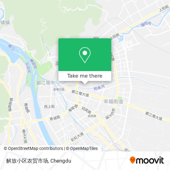 解放小区农贸市场 map