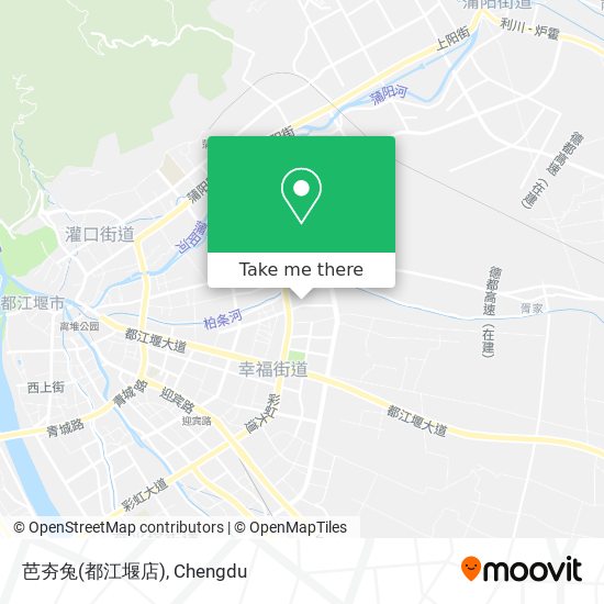芭夯兔(都江堰店) map