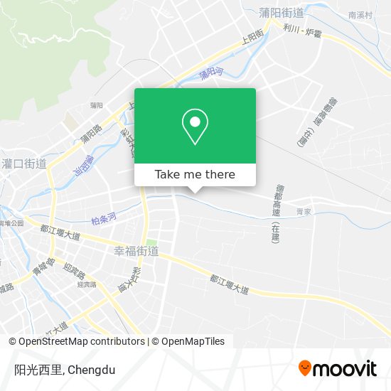 阳光西里 map