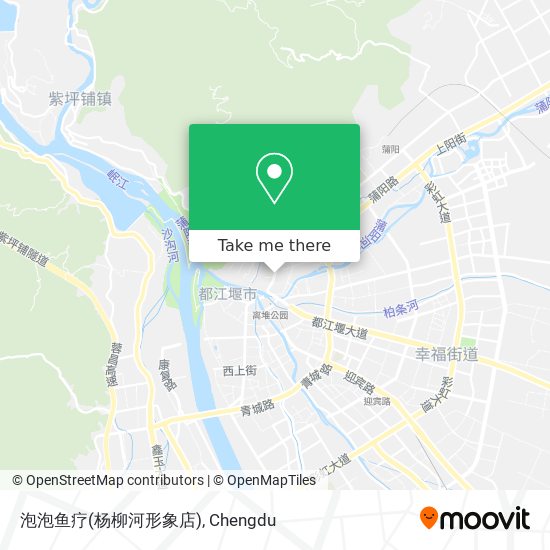 泡泡鱼疗(杨柳河形象店) map