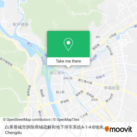 白果巷城市拆除商铺疏解和地下停车系统A-1-4-B地块 map