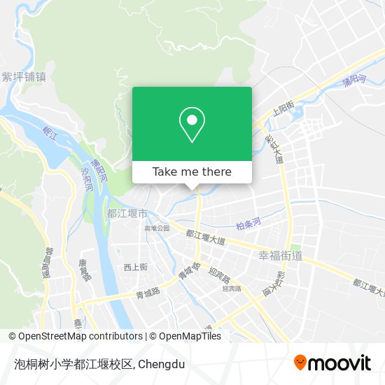 泡桐树小学都江堰校区 map