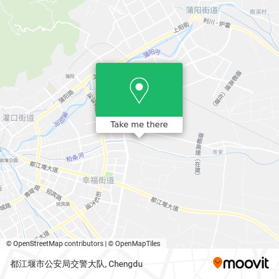 都江堰市公安局交警大队 map