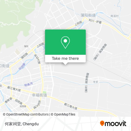 何家祠堂 map
