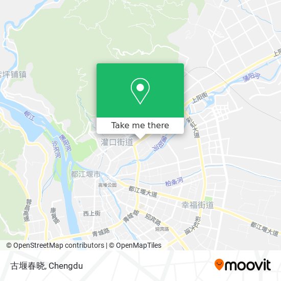 古堰春晓 map