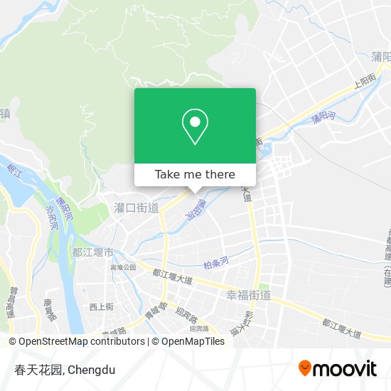 春天花园 map