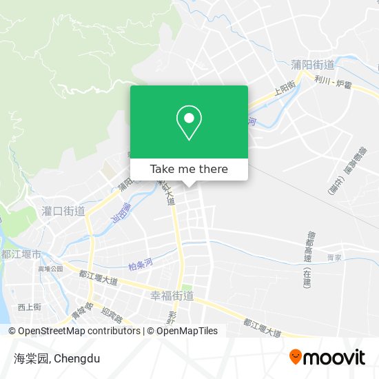 海棠园 map