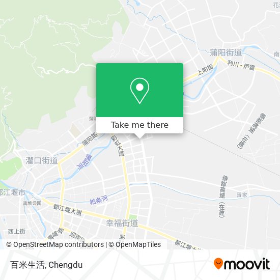 百米生活 map