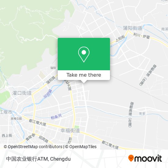 中国农业银行ATM map