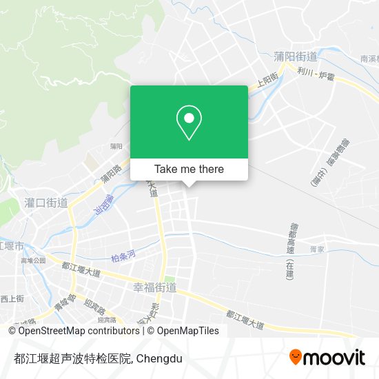 都江堰超声波特检医院 map