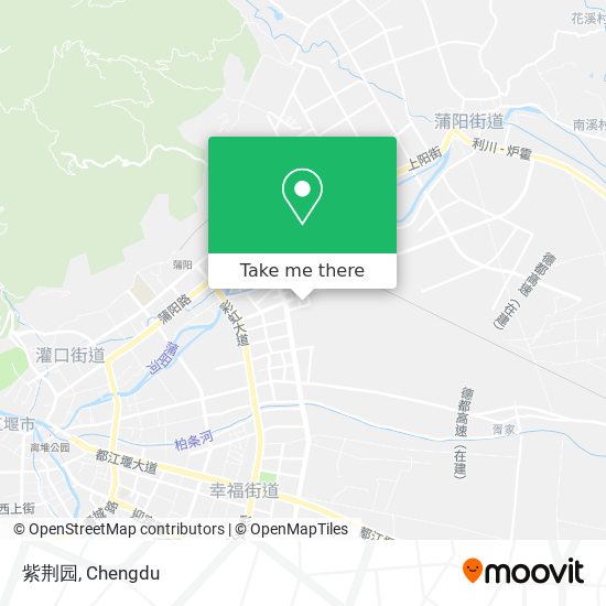 紫荆园 map