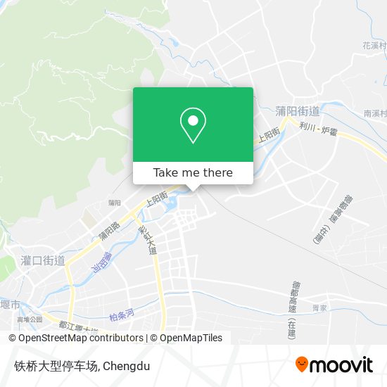 铁桥大型停车场 map