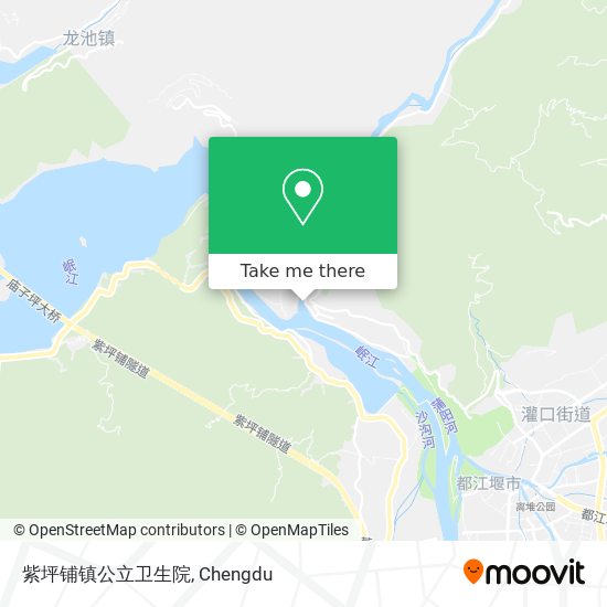 紫坪铺镇公立卫生院 map