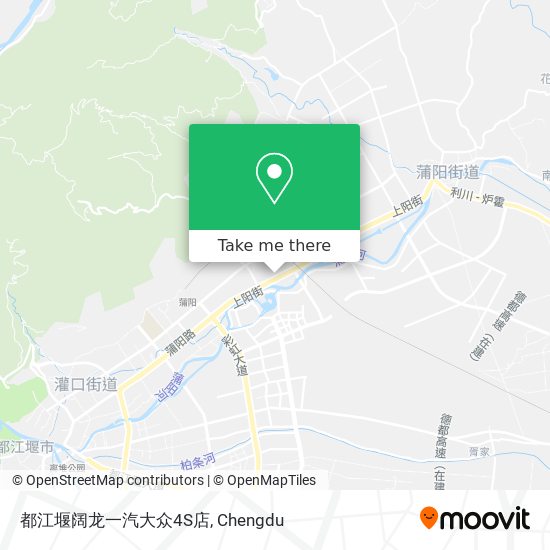 都江堰阔龙一汽大众4S店 map
