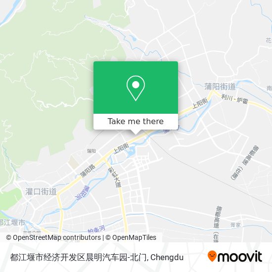 都江堰市经济开发区晨明汽车园-北门 map