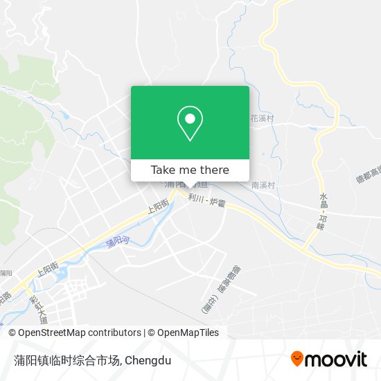 蒲阳镇临时综合市场 map