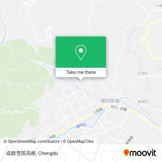 成都雪国高榕 map
