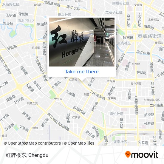 红牌楼东 map