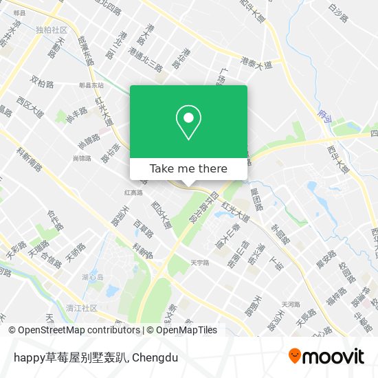 happy草莓屋别墅轰趴 map