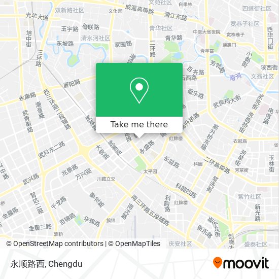 永顺路西 map