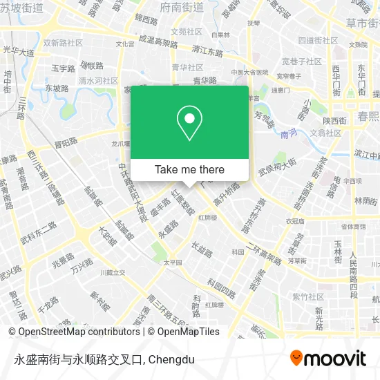 永盛南街与永顺路交叉口 map