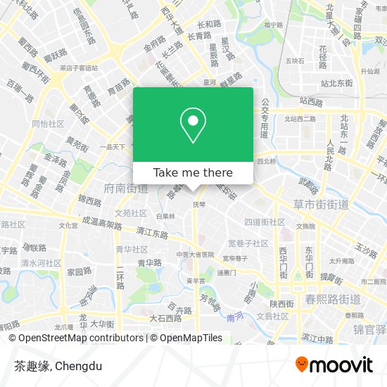 茶趣缘 map