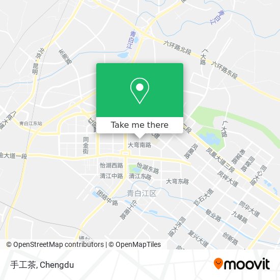 手工茶 map