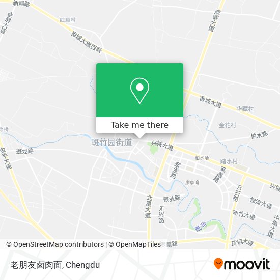 老朋友卤肉面 map
