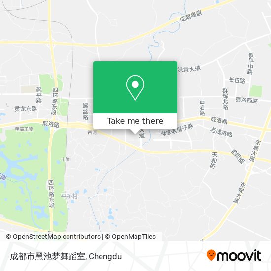 成都市黑池梦舞蹈室 map