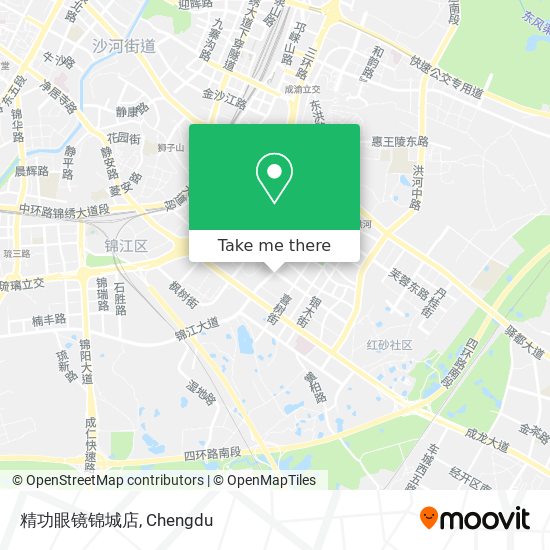 精功眼镜锦城店 map
