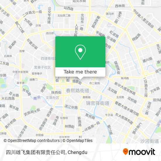 四川雄飞集团有限责任公司 map