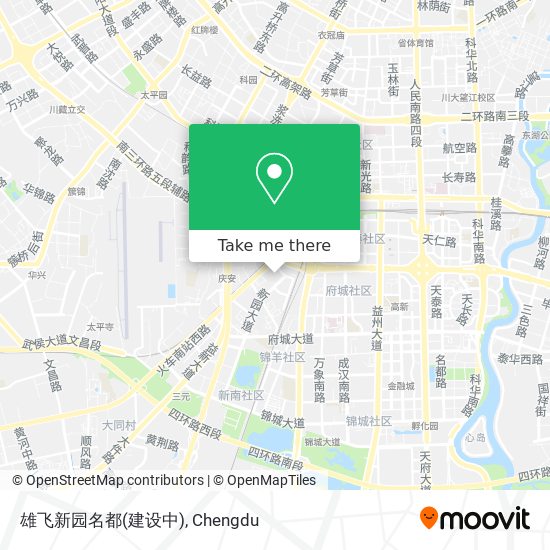 雄飞新园名都(建设中) map