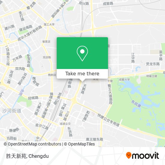 胜天新苑 map